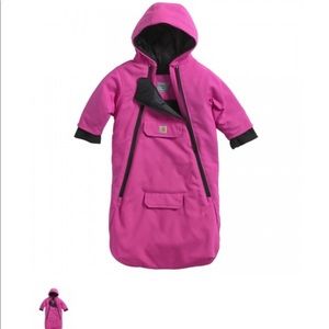 Carhartt Girl's Infant Bunting - Raspberry
